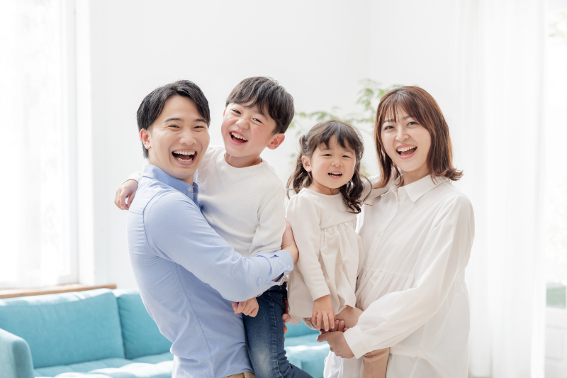 歯周病を予防して健康に過ごす家族