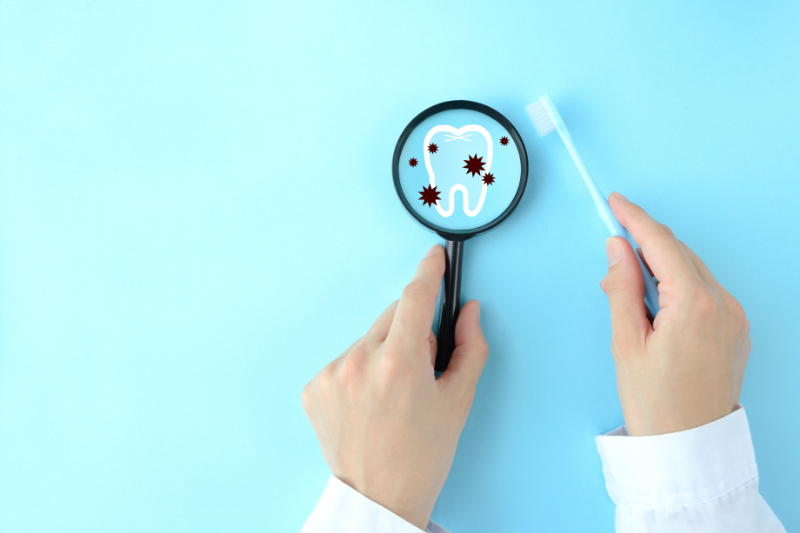 磨き残しのイメージ