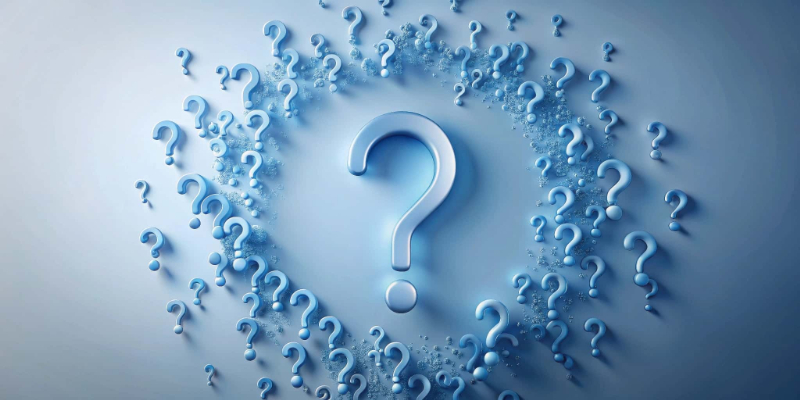 歯ぎしりが歯周病を悪化させるのかという疑問を示すハテナマーク