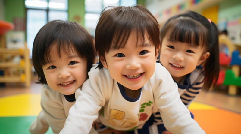 3人の可愛い子ども達