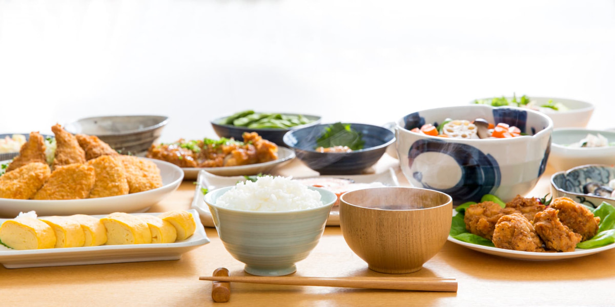 バランスの取れた食事のイメージ