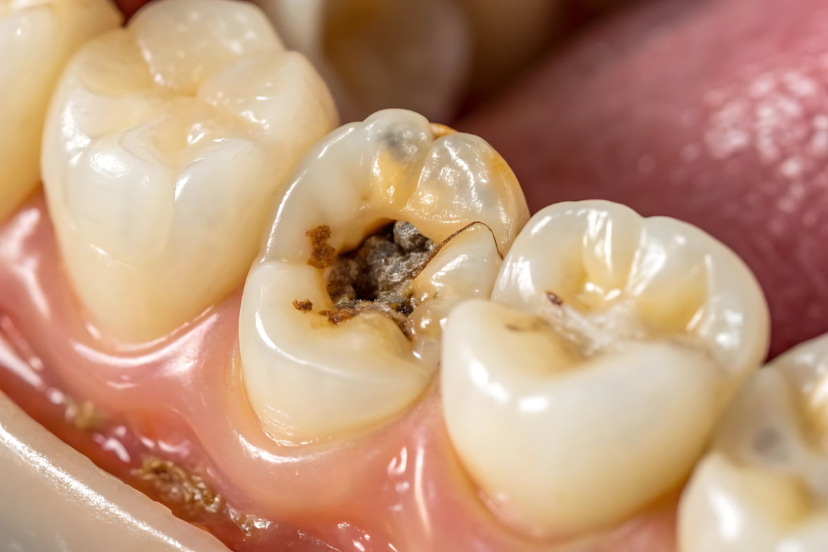 歯の寿命が短くなる原因の虫歯