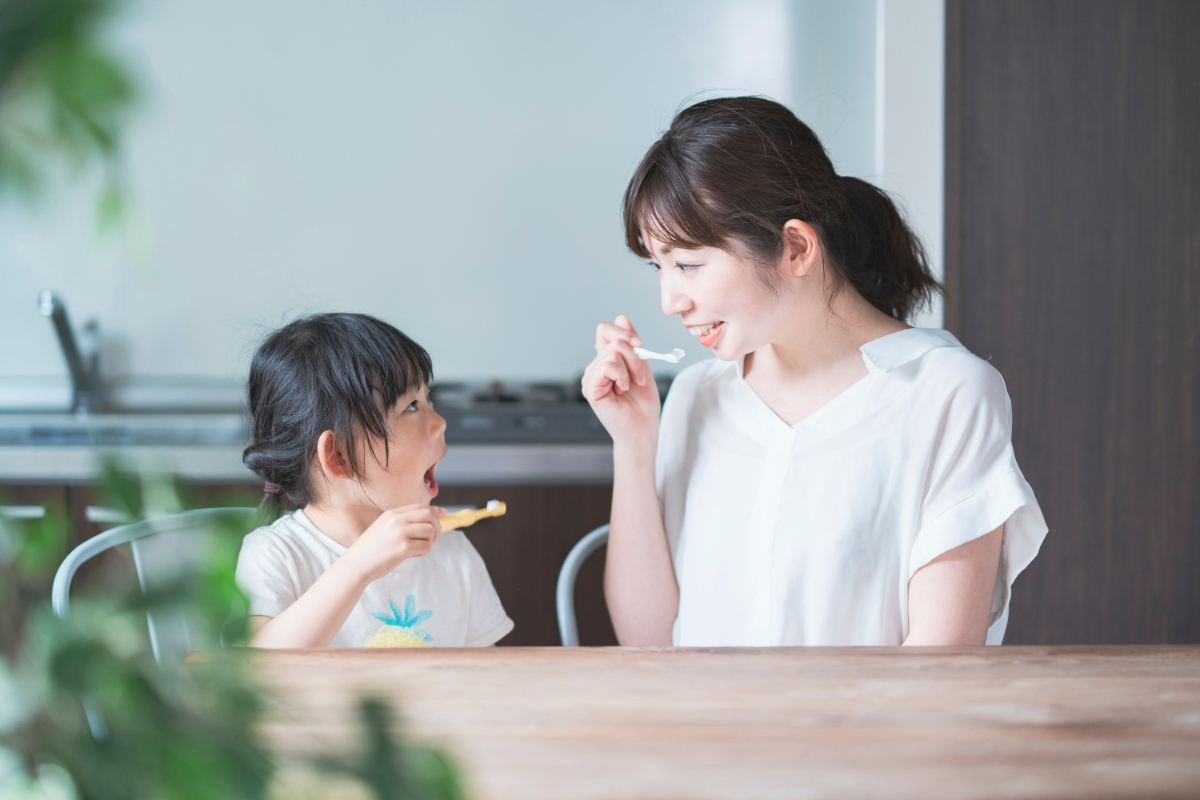 乳歯が虫歯になるのを防ぐための歯磨き